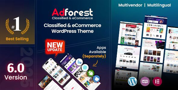 AdForest 6.0.12 – Classified Ads WordPress Theme