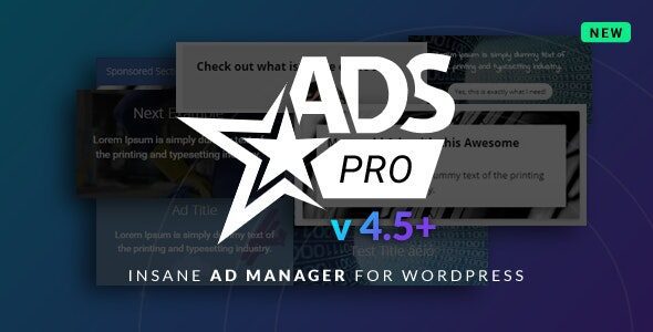 Ads Pro Plugin 5.0 – Multi-Purpose WordPress Advertising Manager
