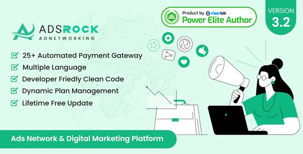 AdsRock 3.2 – Ads Network & Digital Marketing Platform