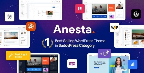 Anesta 1.5.3 – Intranet, Extranet, Community and BuddyPress WordPress Theme