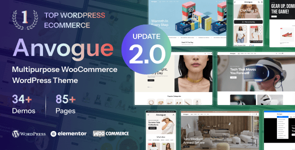 Anvogue 2.0.2 – Multipurpose WooCommerce WordPress Theme