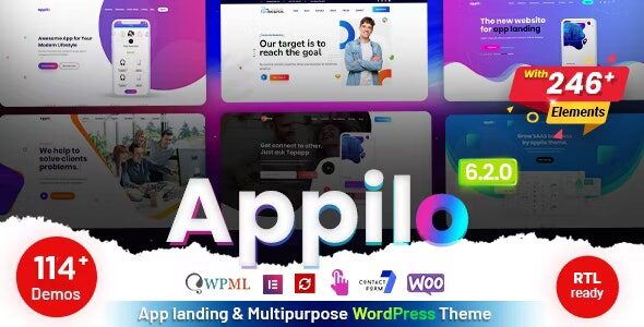 Appilo 7.0.0 – App Landing Page WordPress Theme