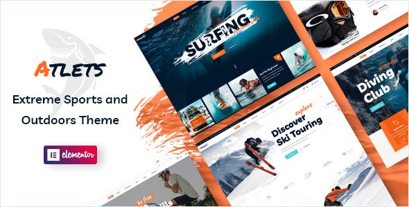 Atlets 1.0.22 – Extreme and Outdoors WordPress Theme