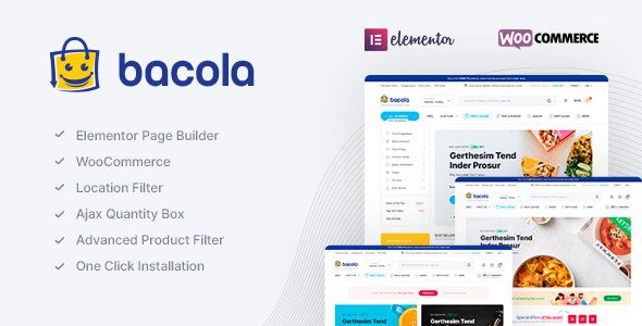 Bacola 1.5.9 – Grocery Store and Food eCommerce Theme