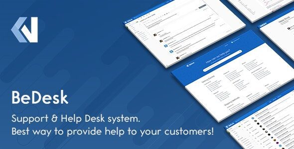BeDesk 2.0.2 – Customer Support Software & Helpdesk Ticketing System
