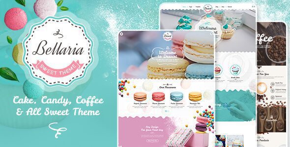 Bellaria 1.1.9 – a Delicious Cakes and Bakery WordPress Theme