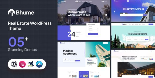 Bhume 1.0.9 – Real Estate WordPress Theme