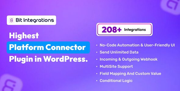Bit Integrations Pro 2.6.9 – Automation Plugin for WordPress