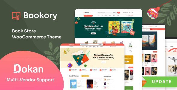 Bookory 2.2.4 – Book Store WooCommerce Theme