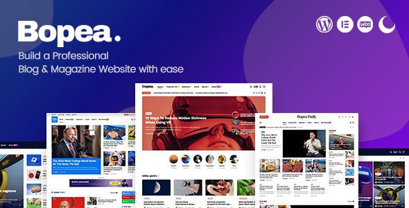 Bopea 1.1.5 – Newspaper & Magazine WordPress Theme