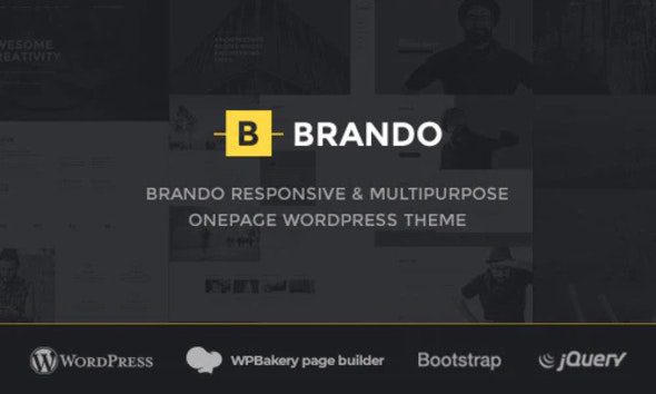 Brando 3.4 – Responsive and Multipurpose OnePage WordPress Theme