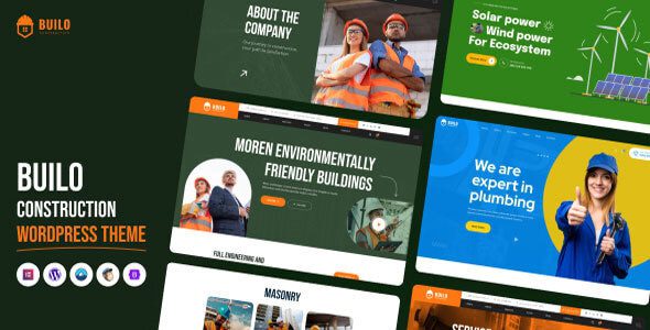 Builo 1.0.3 – Construction WordPress Theme