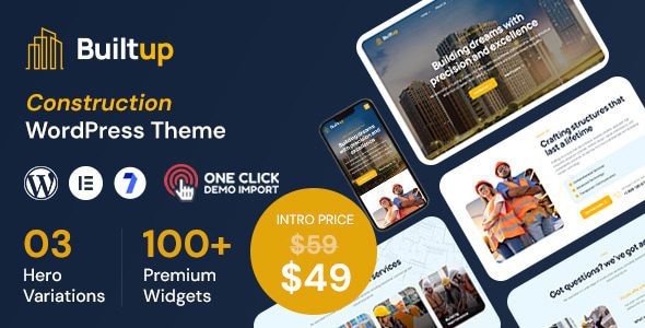 Builtup 1.0.5 – Construction Company WordPress Theme