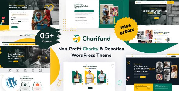ChariFund 1.4.0 – Charity & Donation Foundation WordPress Theme Multipurpose