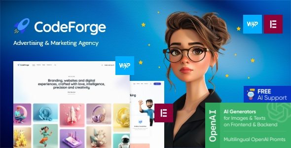 CodeForge 1.4.0 – IT Company WordPress Theme