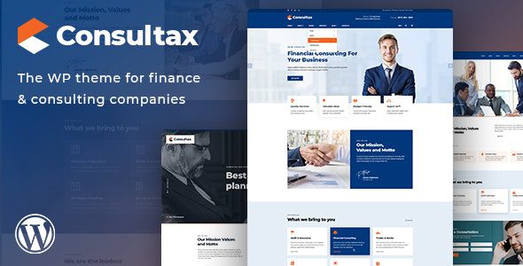 Consultax 1.0.9.1 – Financial & Consulting WordPress Theme