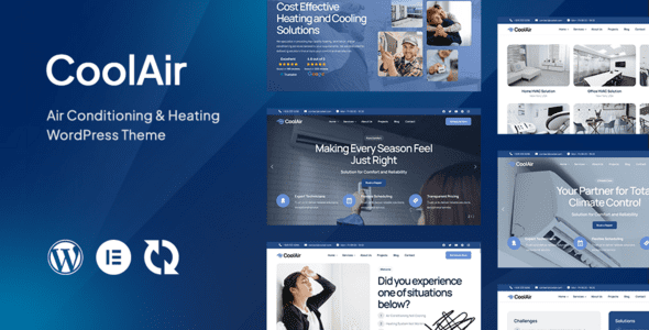 Coolair 1.1.5 – Air Conditioning & Heating HVAC WordPress Theme