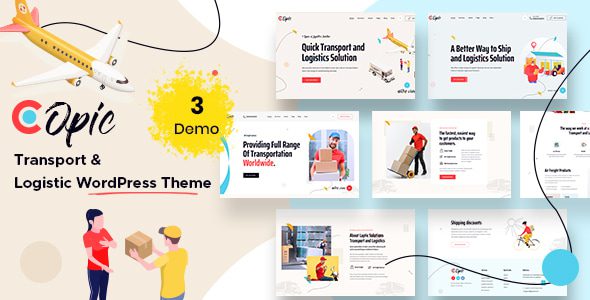 Copic 1.3 – Transport & Logistics WordPress Theme