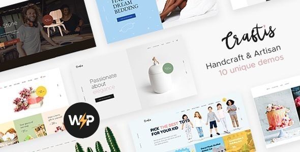 Craftis 1.2.7 – Handmade, Handcraft & Artisan WordPress Theme for Creatives + WCFM
