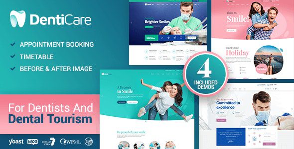 DentiCare 1.4.0 – Medical & Dentist WordPress Theme