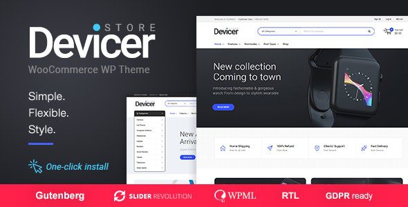 Devicer 1.2.6 – Electronics, Mobile & Tech Store WordPress Theme