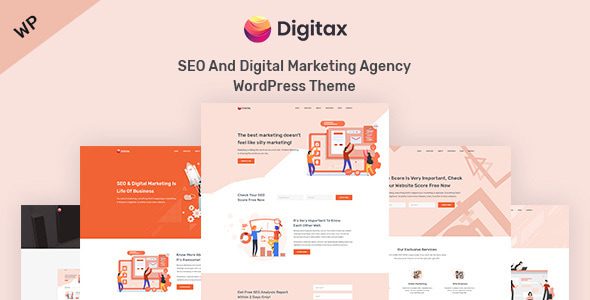 Digitax 1.2.1 – SEO & Digital Marketing Agency WordPress Theme