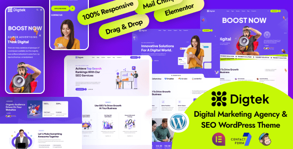 Digtek 1.1.1 – Digital Marketing Agency WordPress Theme
