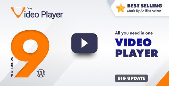 Easy Video Player WordPress Plugin 9.2