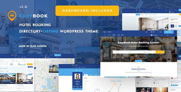 EasyBook 1.4.2 – Hotel & Tour Booking WordPress Theme