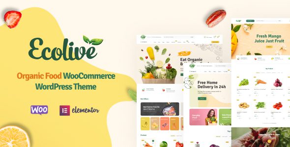 Ecolive 1.4.1 – Organic Food WooCommerce WordPress Theme