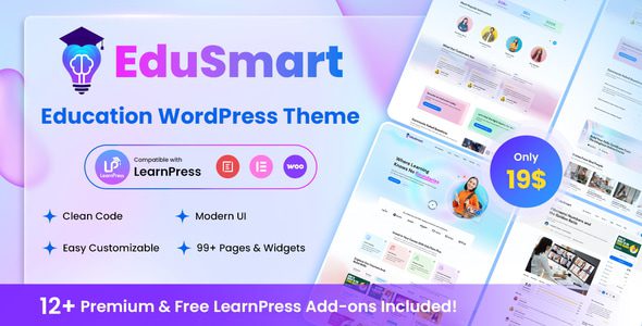 EduSmart 1.0.0 – Education WordPress Theme