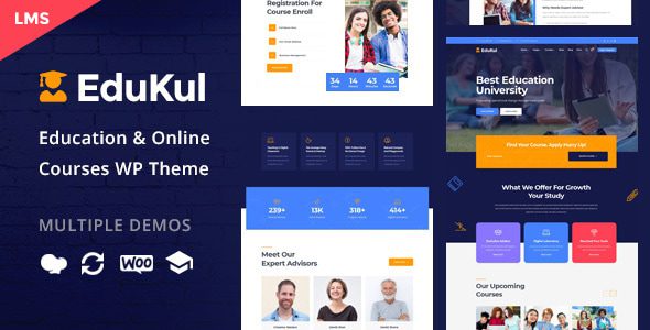 Edukul 1.28 – Online Courses WordPress Theme