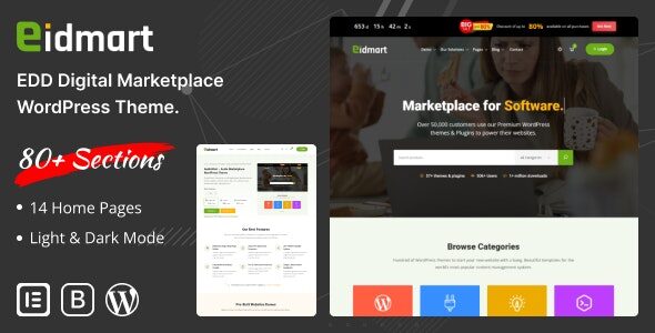 Eidmart 2.5 – Digital Marketplace WordPress Theme