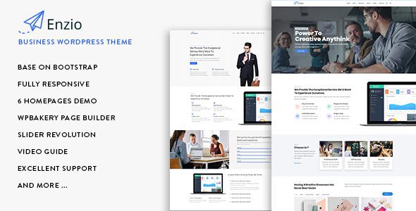 Enzio 1.2.0 – Responsive Business WordPress Theme