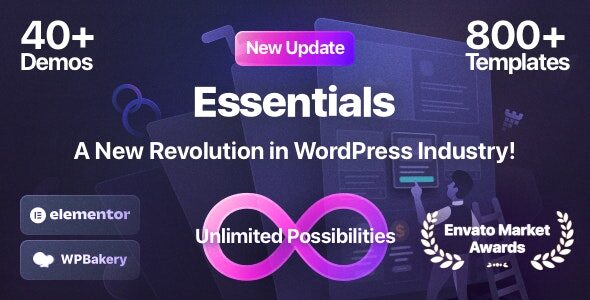 Essentials 3.2.27 – Multipurpose WordPress Theme