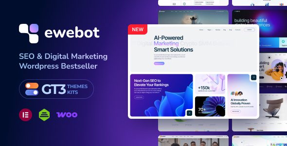 Ewebot 3.2.0 – Marketing & SEO Digital Agency WordPress Theme
