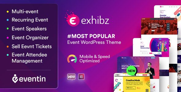 Exhibz 3.0.9 – Event Conference WordPress Theme