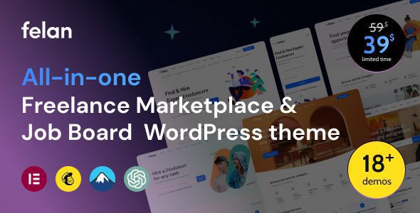 Felan 1.1.7 – Freelance Marketplace and Job Board WordPress Theme