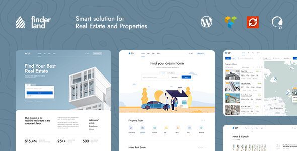 Finderland 1.0.2 – Real Estate WordPress Theme