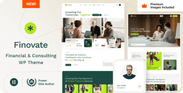 Finovate 22 – Financial Advisors & Business Consulting WordPress Theme
