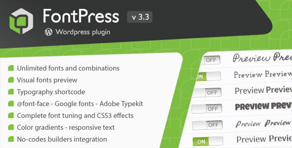 FontPress 3.4.7 – WordPress Font Manager