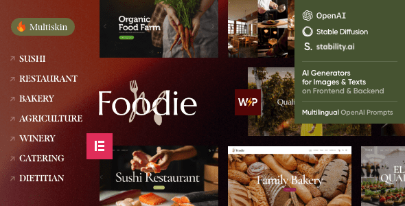 Foodie 1.9 – Restaurant Theme