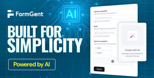 FormGent Pro 1.1.3 – WordPress AI Form Builder