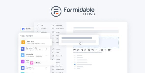 Formidable Forms Pro 6.28 – WordPress Forms Plugin and Form Builder
