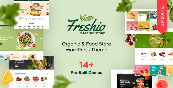 Freshio 3.0.0 – Organic & Food Store WordPress Theme