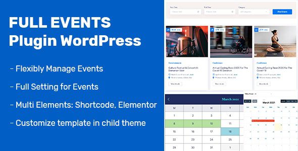 FullEvents 1.3.2 – Event Plugin WordPress