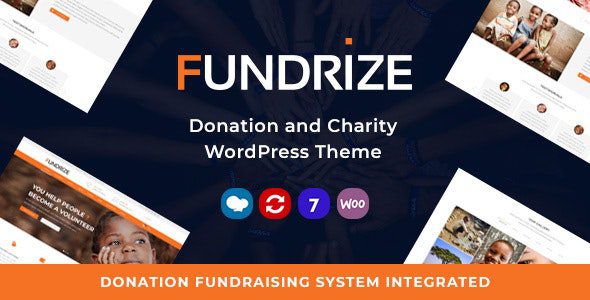 Fundrize 1.40 – Responsive Donation & Charity WordPress Theme