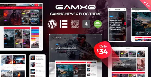Gamxo 2.0.3 – WordPress Gaming News & Blog Theme