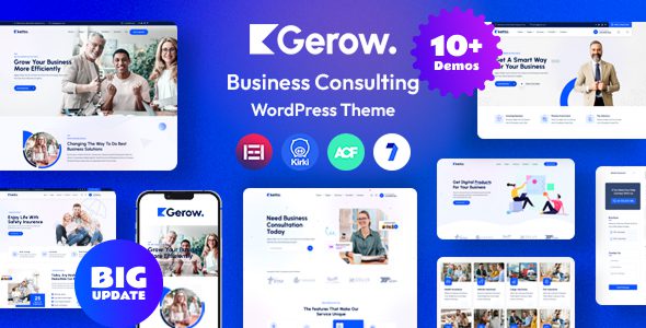 Gerow 1.2.1 – Business Consulting WordPress Theme