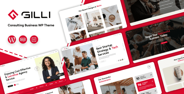 Gilli 1.1.0 – Business Consulting WordPress Theme